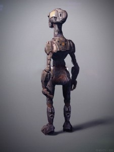 Mech design of scout alien