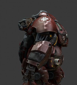 Medical bot from the side