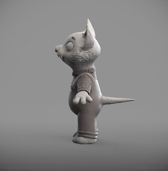kitten character sculpt